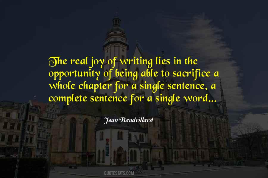 Quotes About Joy Of Writing #1043792