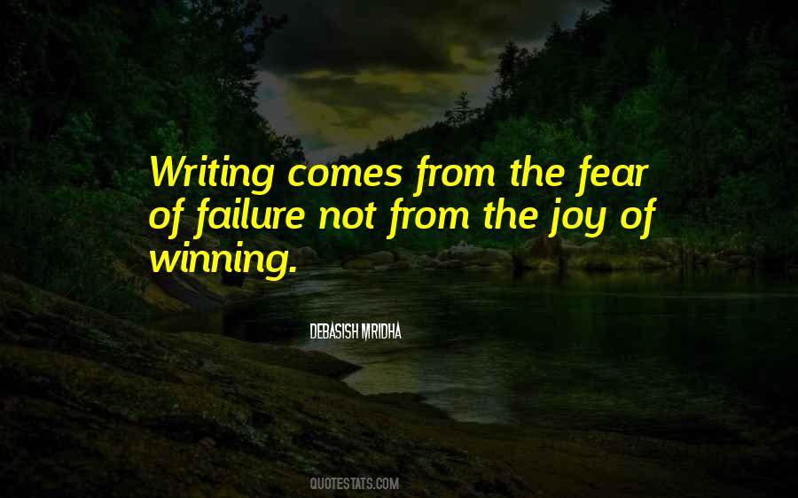 Quotes About Joy Of Writing #1233194