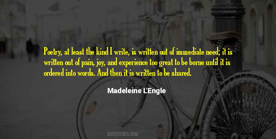 Quotes About Joy Of Writing #1485402