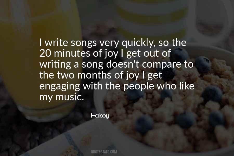 Quotes About Joy Of Writing #166123