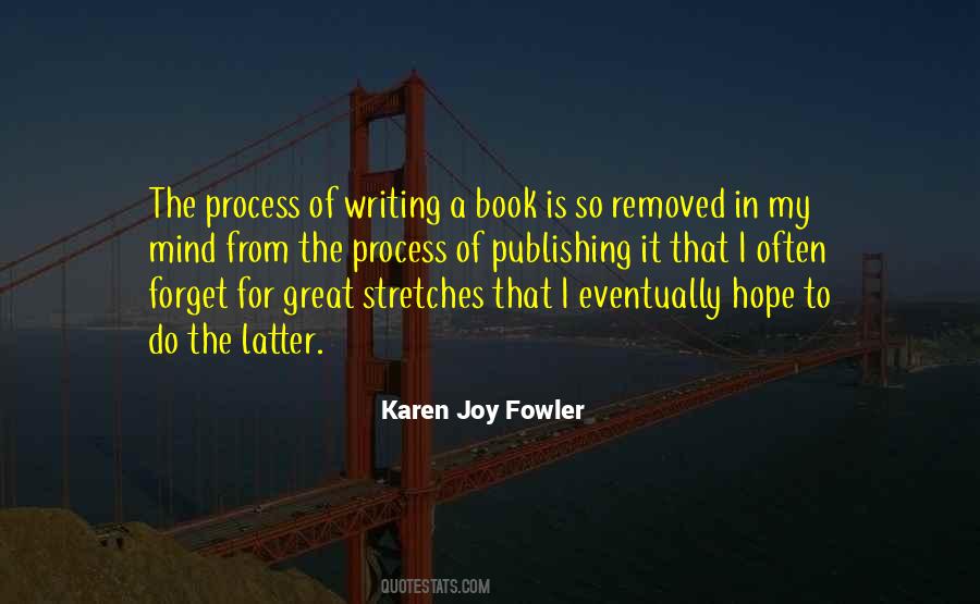 Quotes About Joy Of Writing #230764