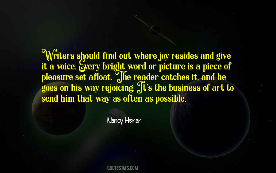 Quotes About Joy Of Writing #930268