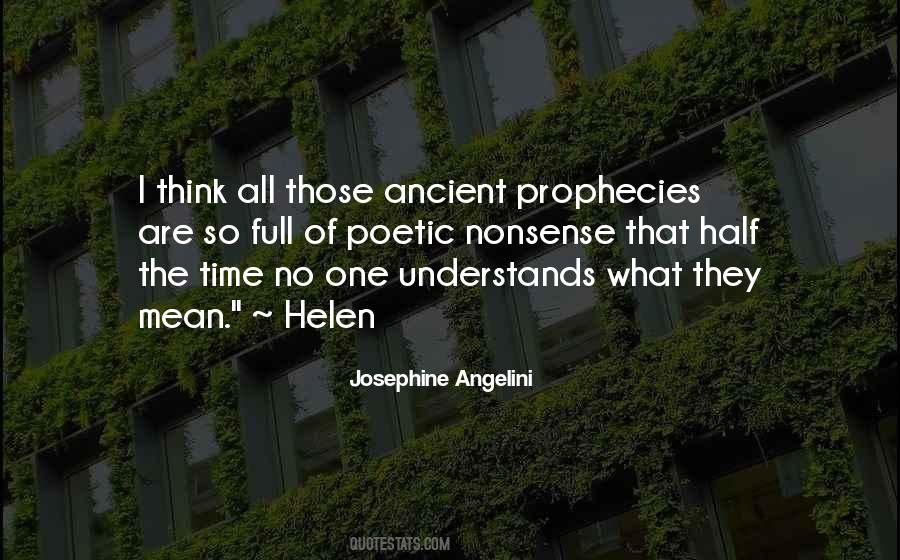 Prophecies The Quotes #1389763