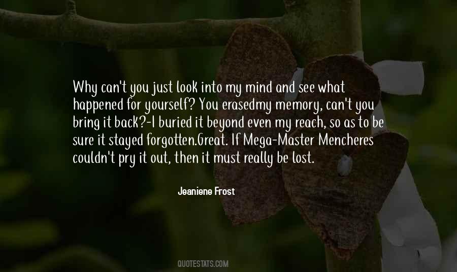 Quotes About Lost My Mind #863156