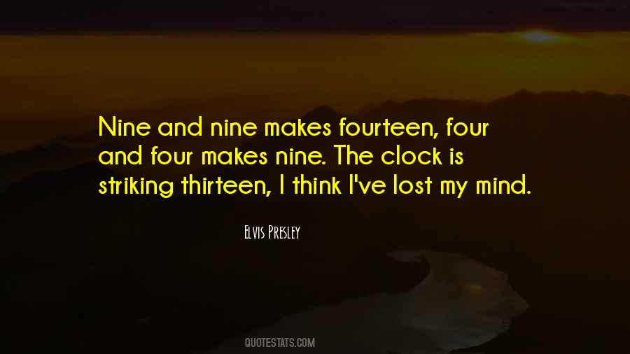 Quotes About Lost My Mind #906823