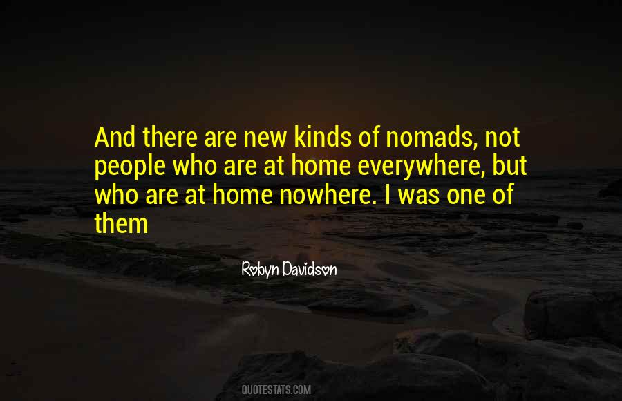 Quotes About Nomads #166461