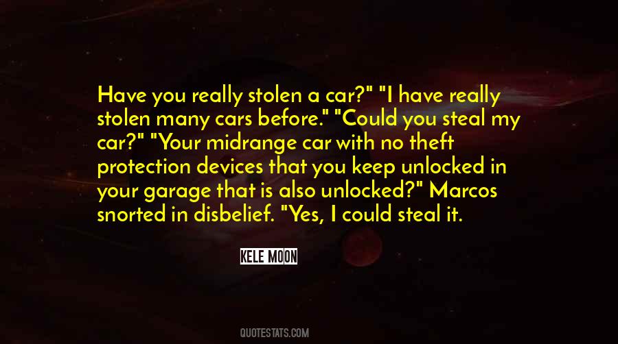 Quotes About Car Theft #1732927