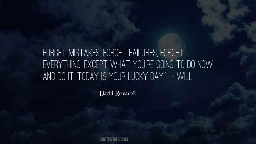 Quotes About Mistakes And Failures #899471