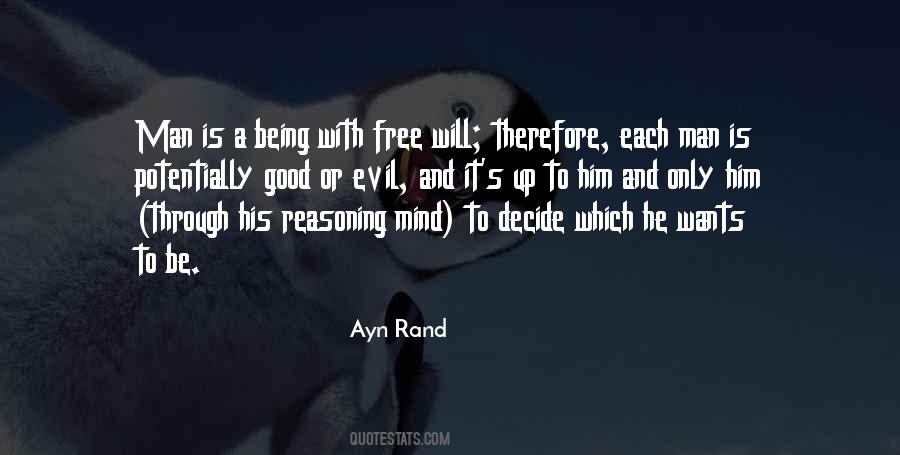 Quotes About Man's Free Will #1110792
