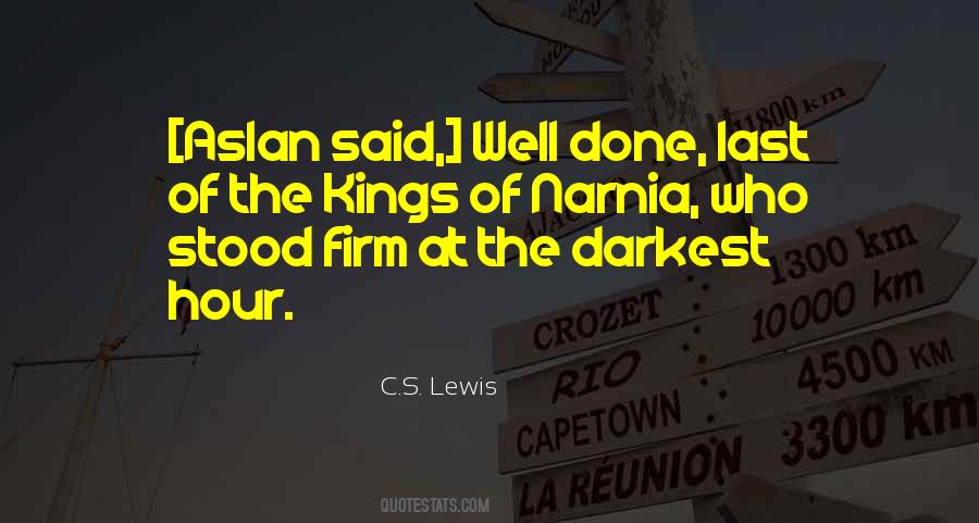 Aslan Narnia Quotes #808962