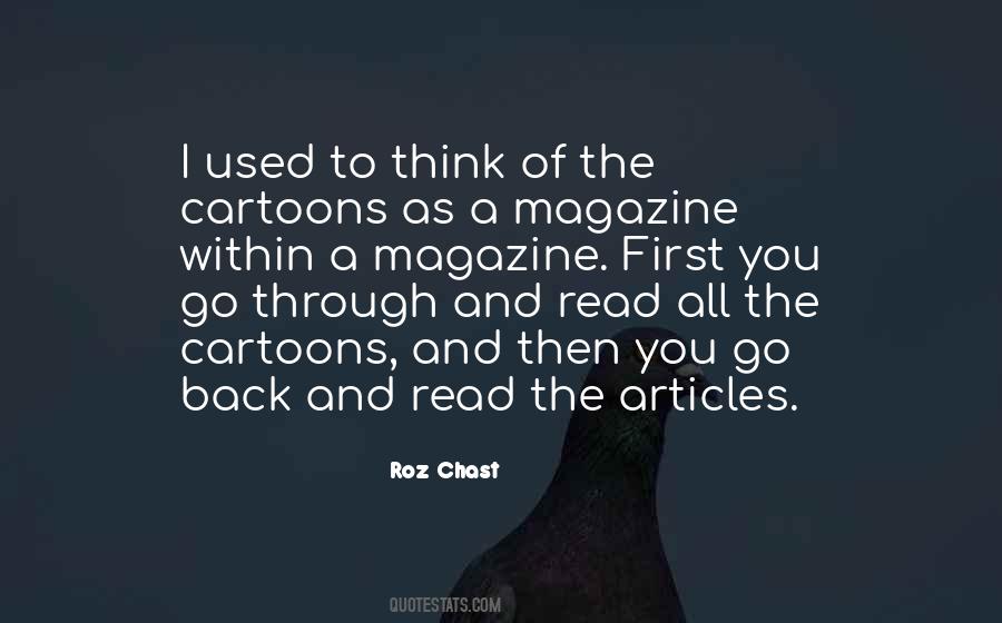 Quotes About A Magazine #1412871