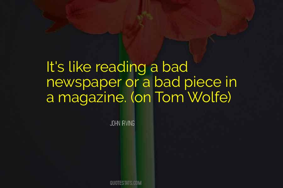 Quotes About A Magazine #1752802