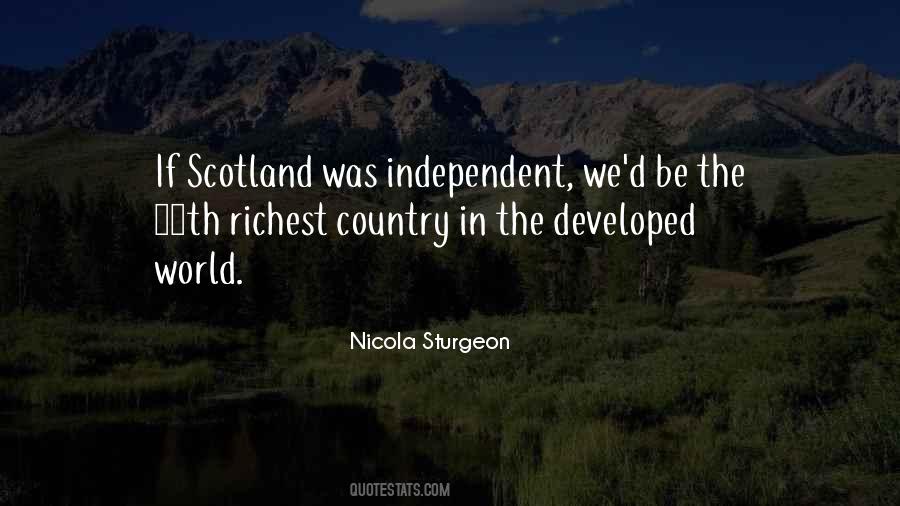 Quotes About Independent Country #107652