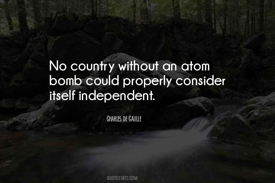 Quotes About Independent Country #435360