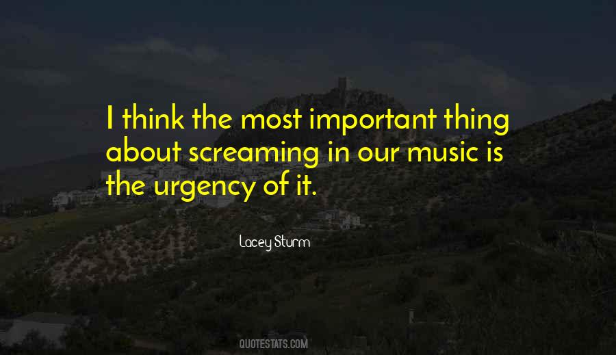 Quotes About Screaming Music #423860