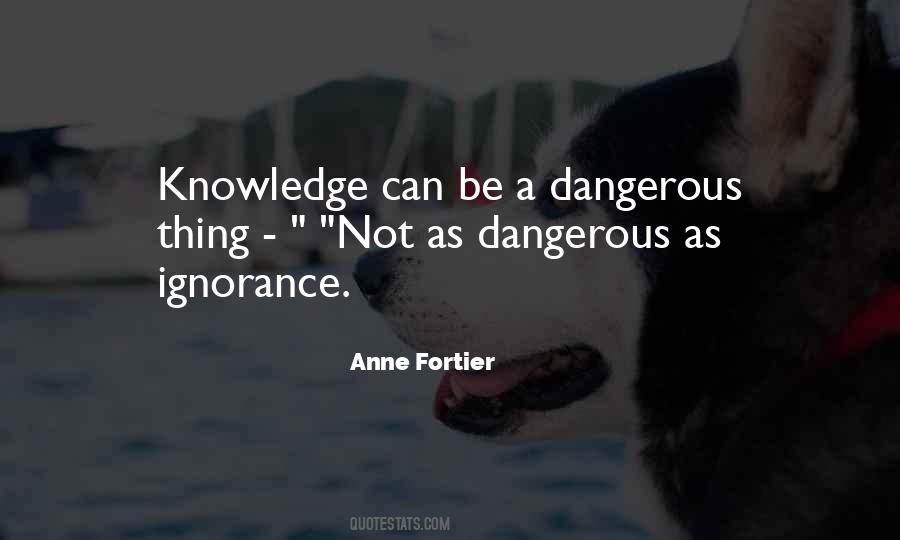 Quotes About Dangerous Knowledge #1735289