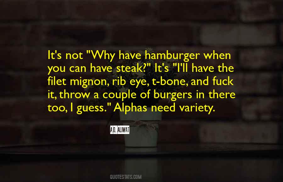 Quotes About Burgers #1333737