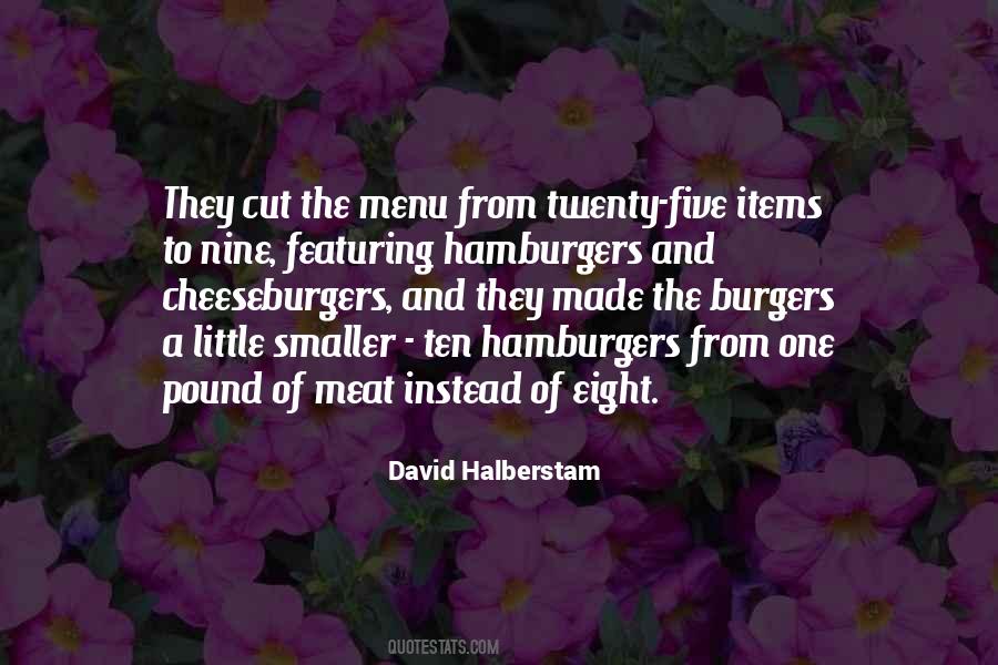 Quotes About Burgers #1413054