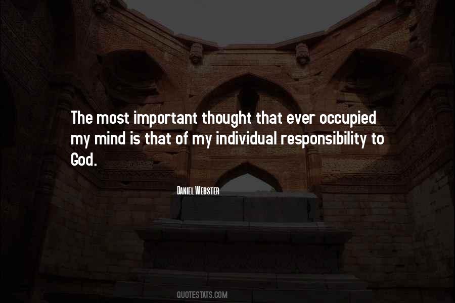 Quotes About Individual Thought #424062