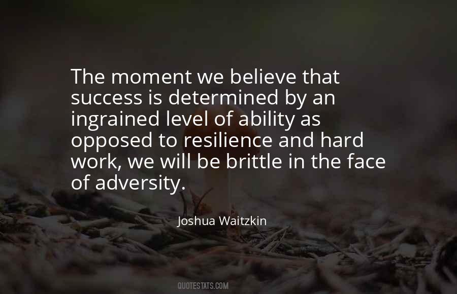 Quotes About The Face Of Adversity #944005