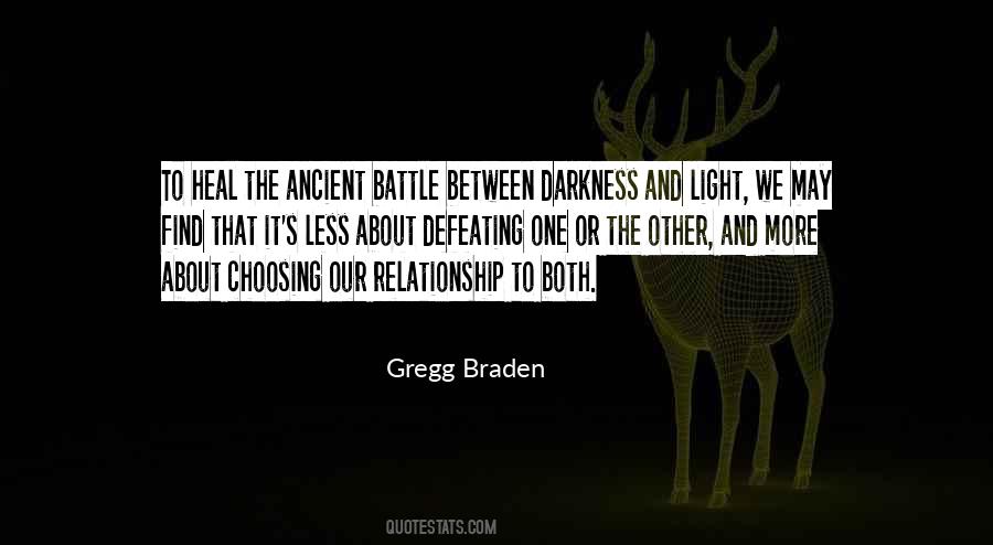 Quotes About Darkness And Light #1465183