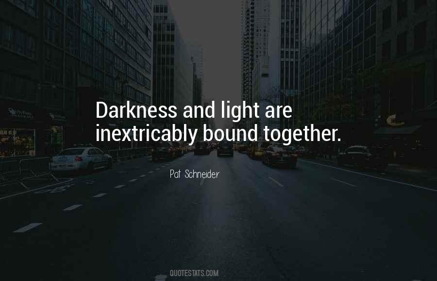 Quotes About Darkness And Light #345107