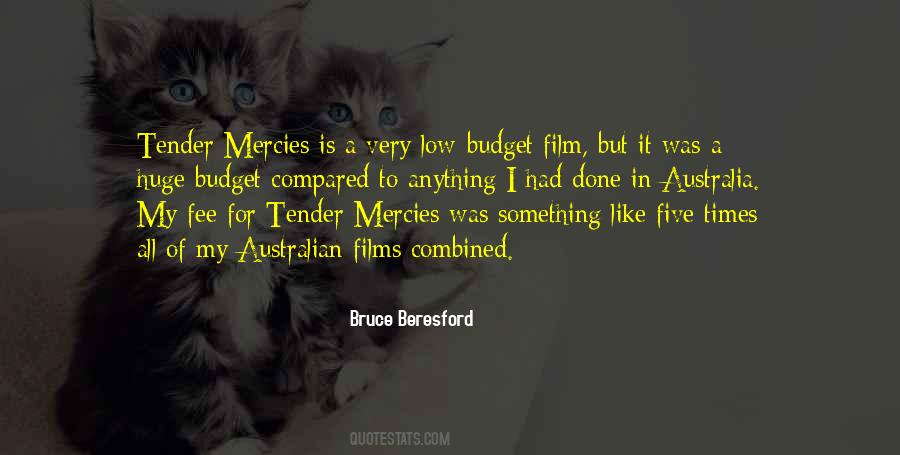 Quotes About Tender Mercies #172759