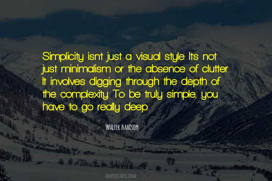 Visual Clutter Quotes #43358