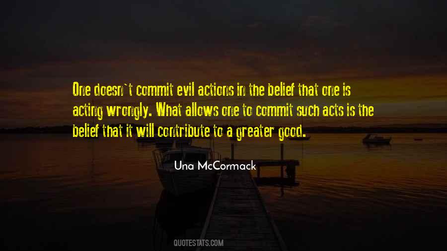 Quotes About Good Acts #1147385