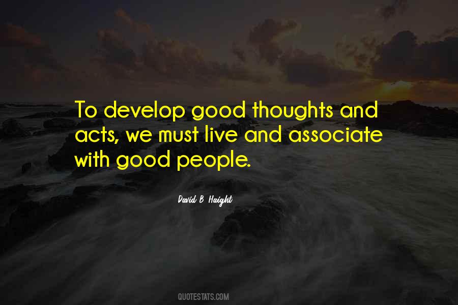 Quotes About Good Acts #77349