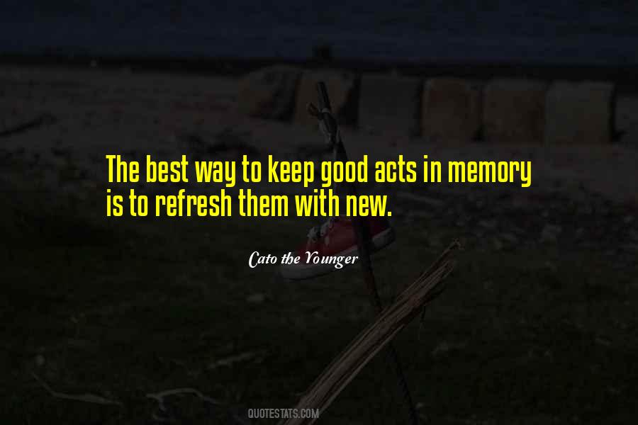 Quotes About Good Acts #869663