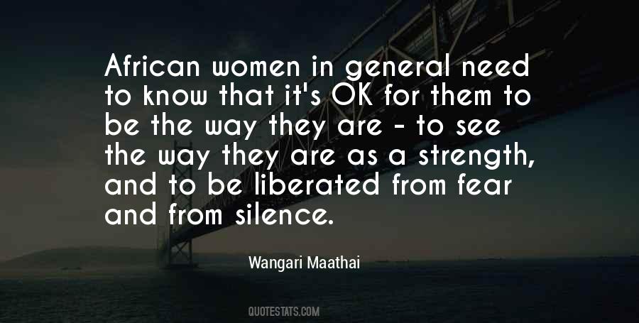 Strength In Women Quotes #1094574