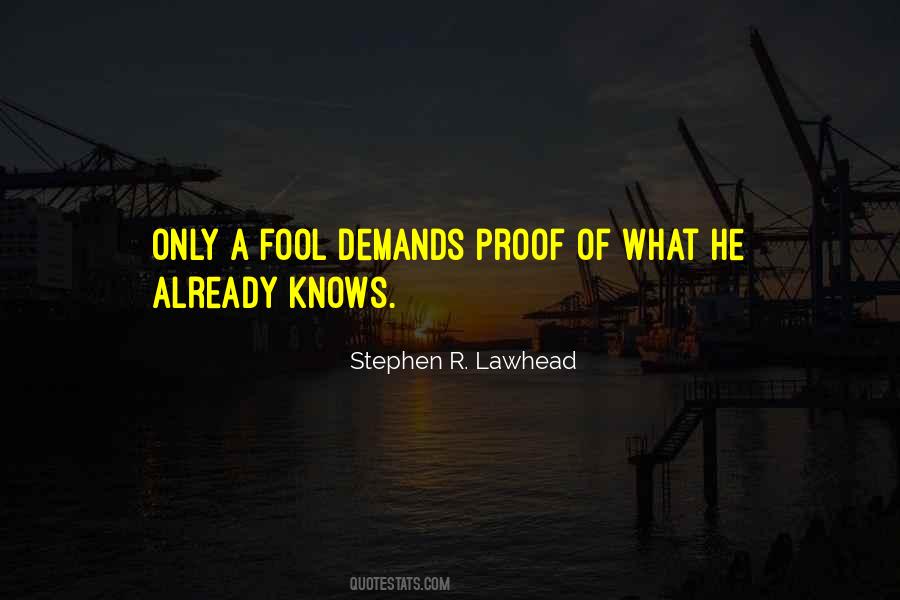 Fool Proof Quotes #1643443