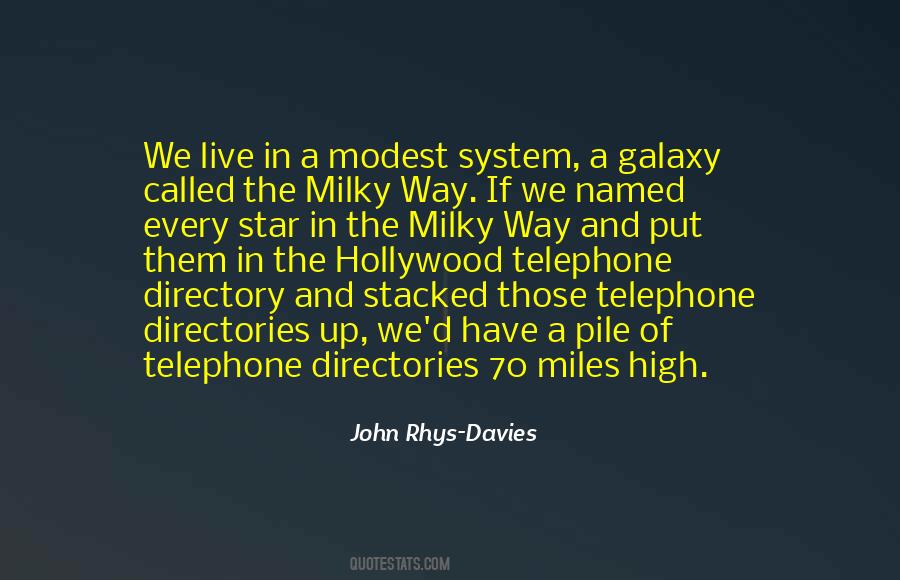 Quotes About The Milky Way #1196881