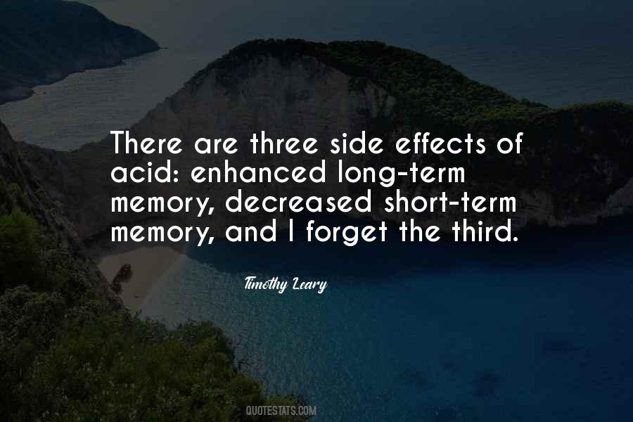 Quotes About Short Memory #1315626