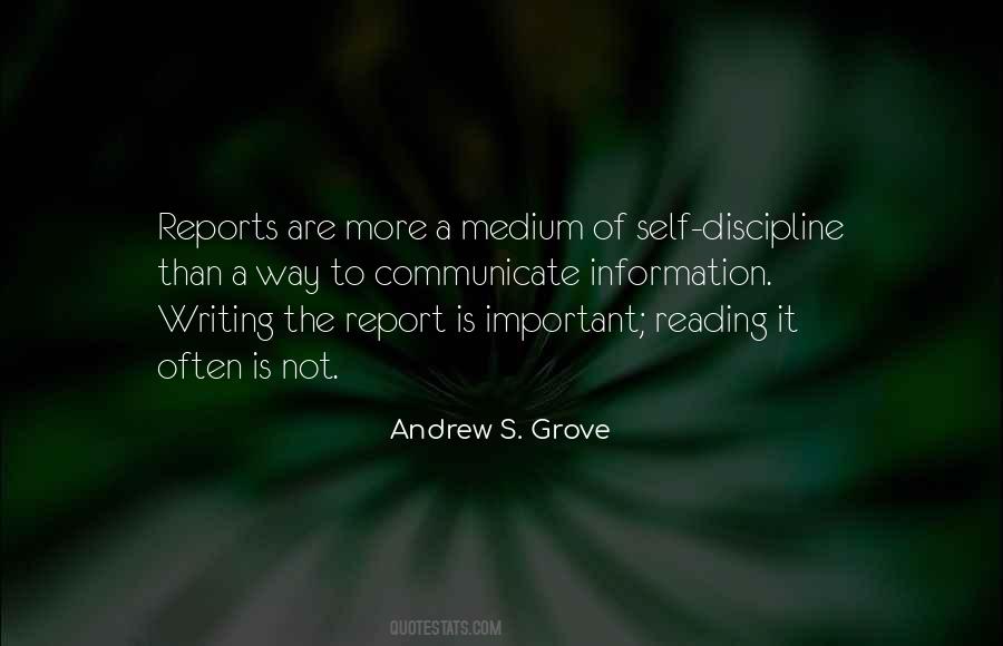 Quotes About Report Writing #1116162