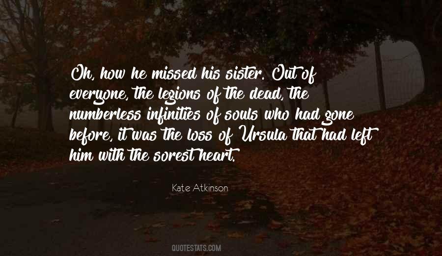 Quotes About Dead Sister #254574