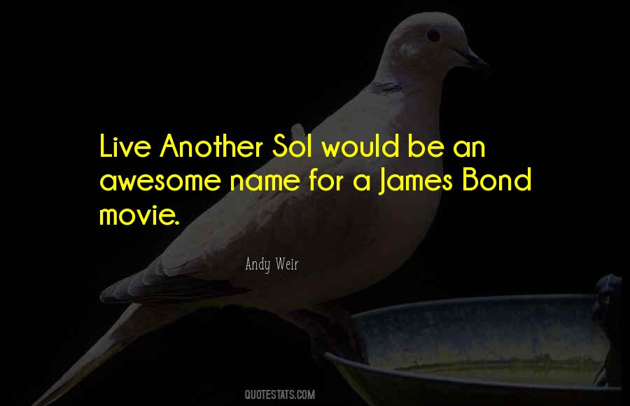 Bond Movie Quotes #1175920