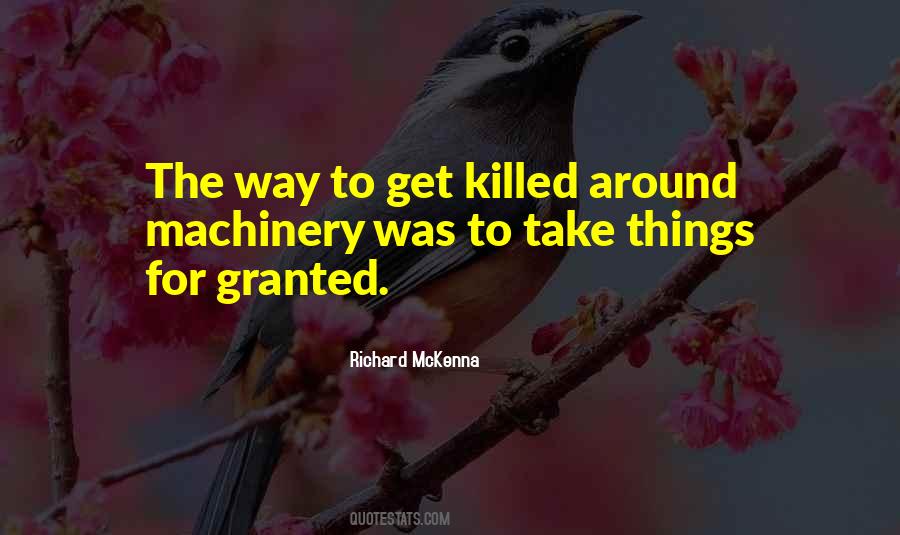 Quotes About Taking Things For Granted #1352704