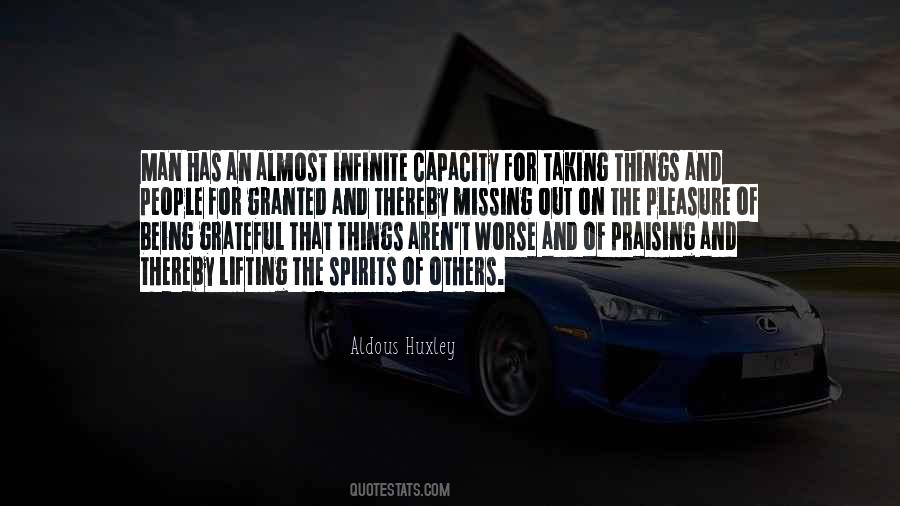 Quotes About Taking Things For Granted #1444509