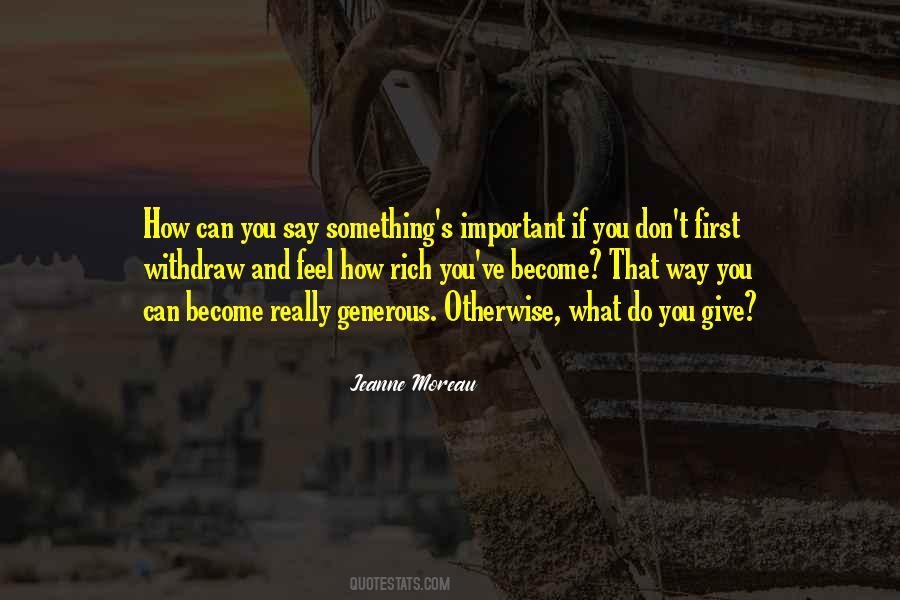 Feel Rich Quotes #869243
