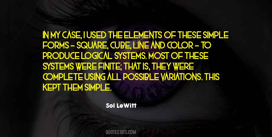 Lewitt Quotes #134265