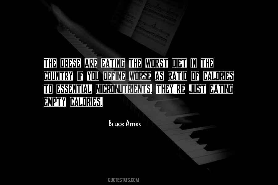 Empty Calories Quotes #361853