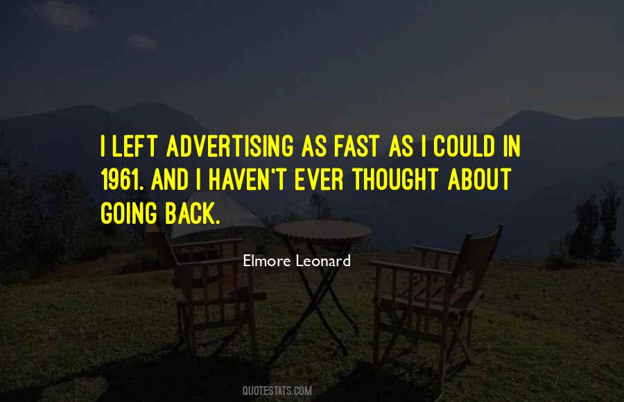 Quotes About Going Fast #236730