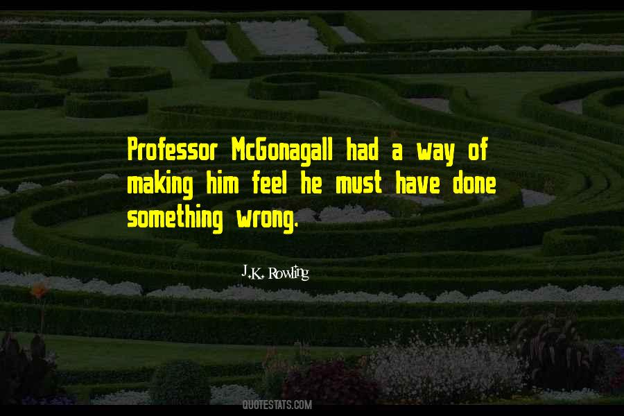 Quotes About Professor Mcgonagall #1111698