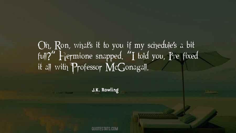 Quotes About Professor Mcgonagall #1487321