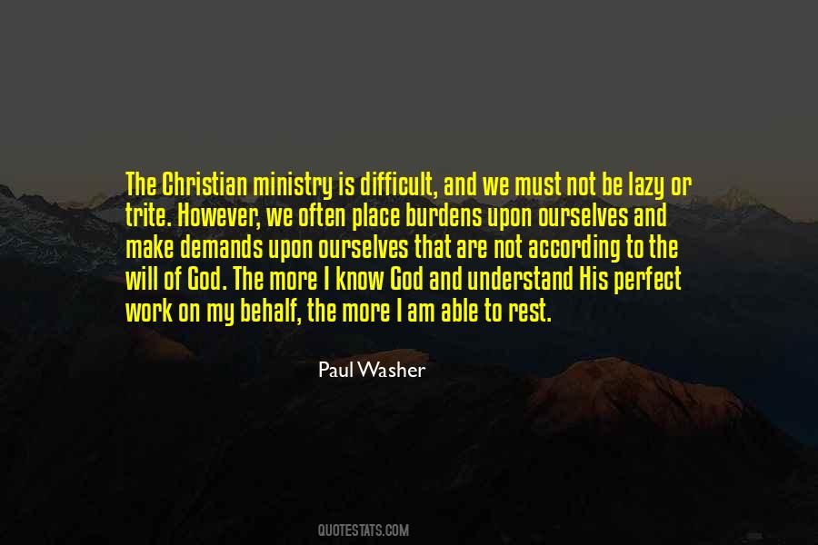 Ministry Work Quotes #1097633