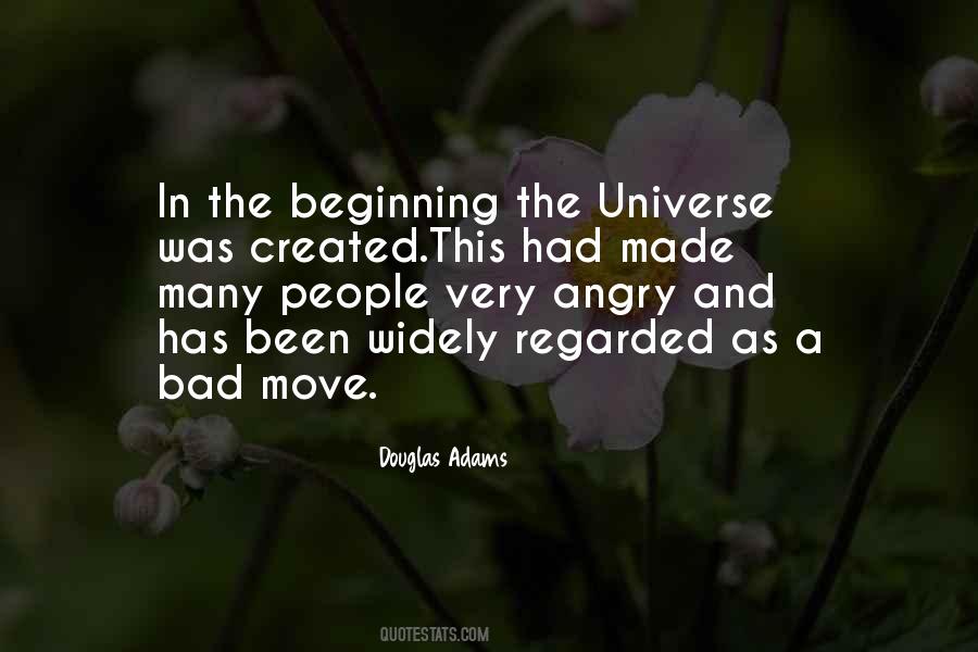 Beginning Of Something Bad Quotes #200138