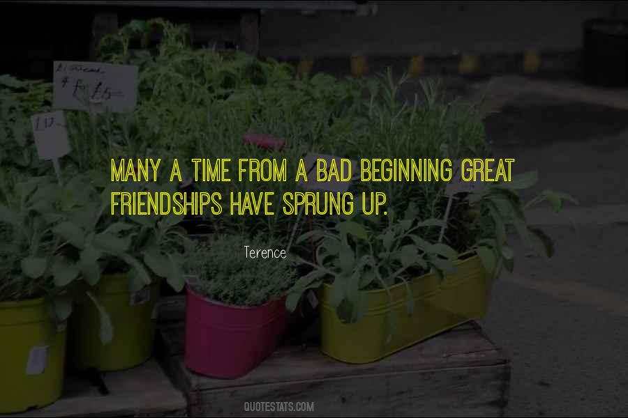Beginning Of Something Bad Quotes #316217