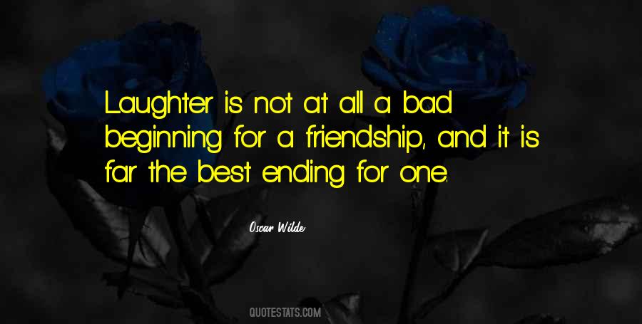 Beginning Of Something Bad Quotes #916775